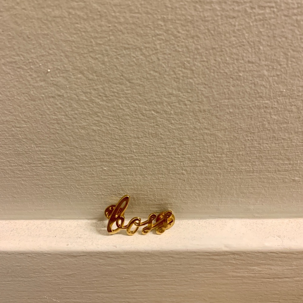 Gold Boss Pin - Picture 2 of 2